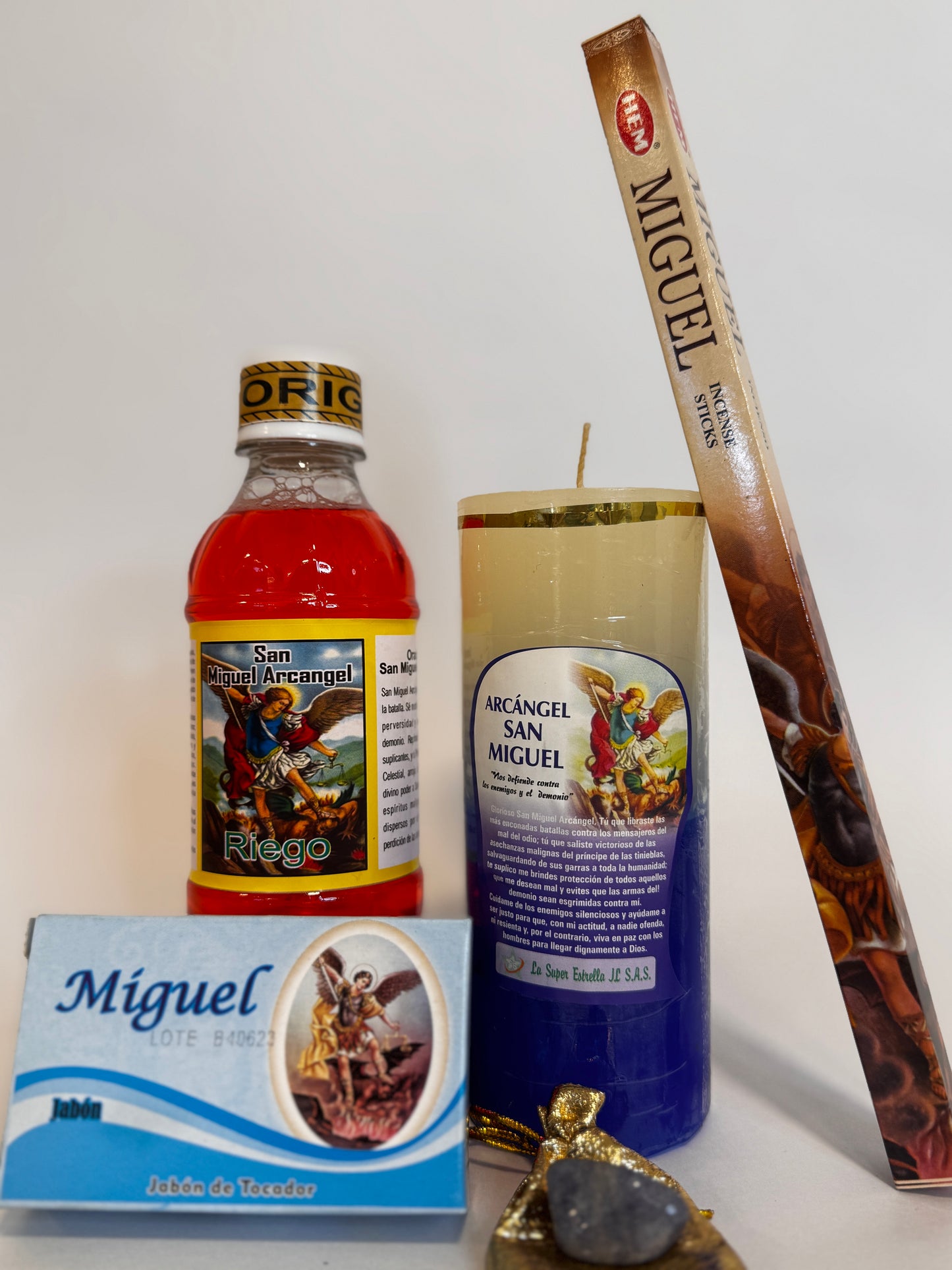 Kit de luz y proteccion de San Miguel Arcangel