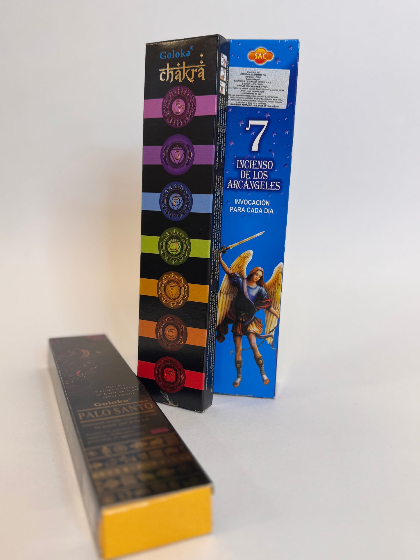 Incienso 7 Chakras Fragancias armonizadoras que equilibran y activan los siete centros de energía, promoviendo paz, bienestar y conexión interior