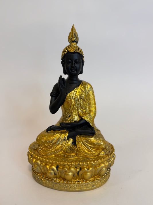 Buda dorado con negro