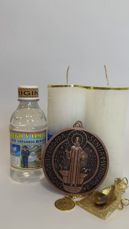 Kit San Benito — Luz Protectora