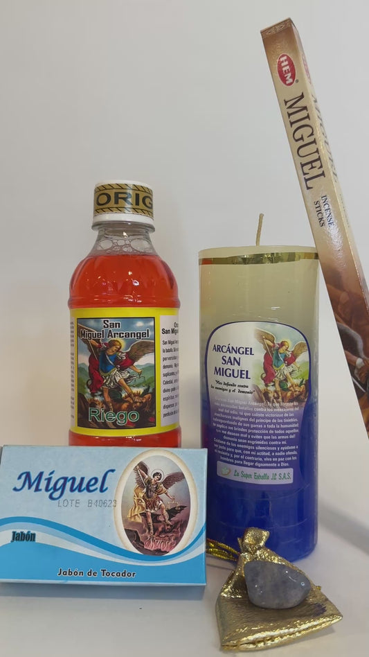 Kit de luz y proteccion de San Miguel Arcangel